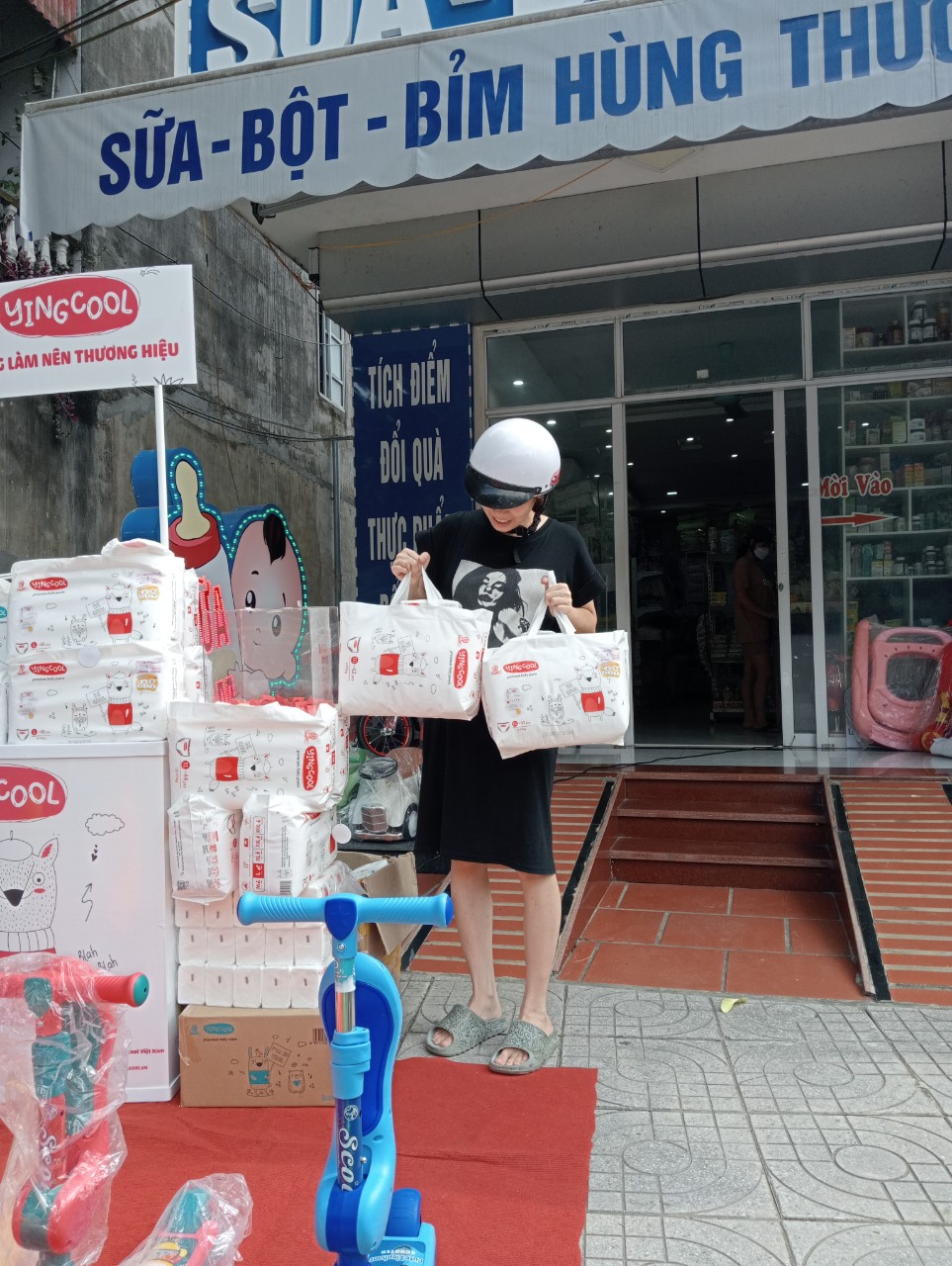 Ảnh nhận quà YingCool